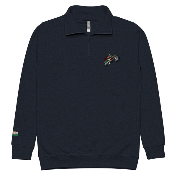 Unisex fleece pullover BIKER + Pali Flag